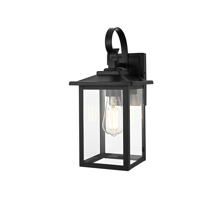 7 Inch Outdoor Wall Sconce In Black - View 4 - Joshua Marshal