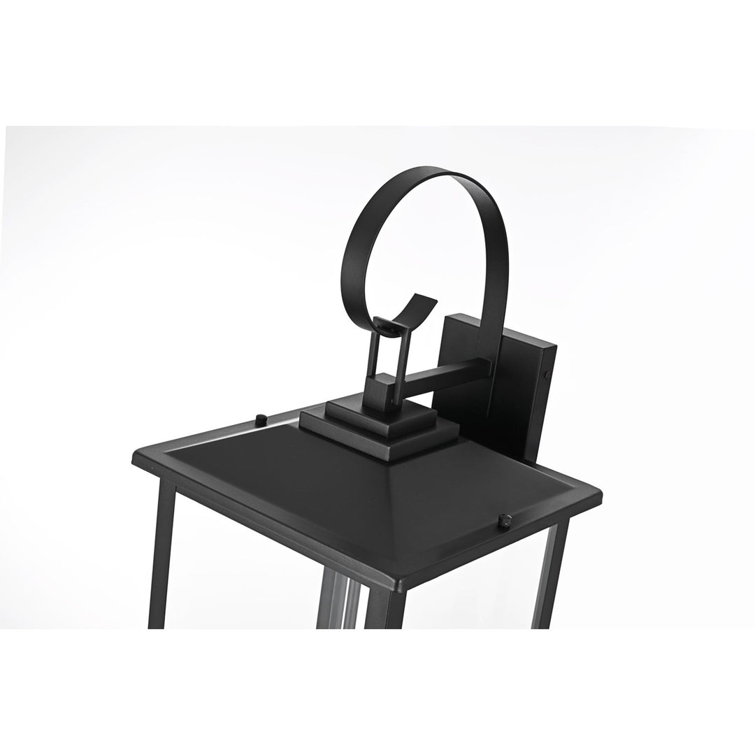 12 Inch Outdoor Wall Sconce In Black - View 6 - Joshua Marshal