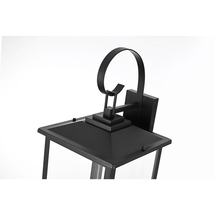 12 Inch Outdoor Wall Sconce In Black - View 6 - Joshua Marshal