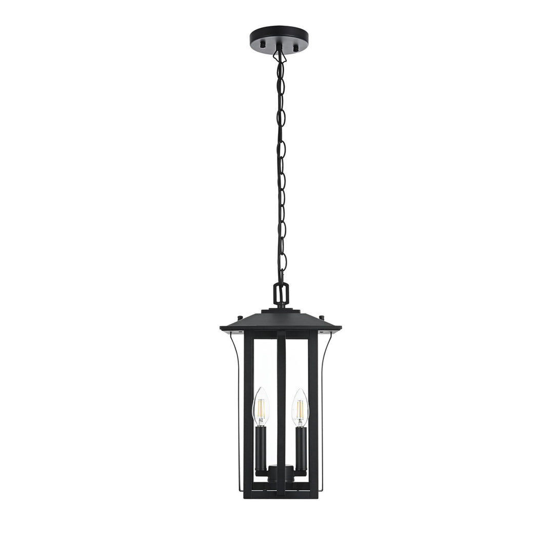 9 Inch Outdoor Pendant In Black - View 3 - Joshua Marshal