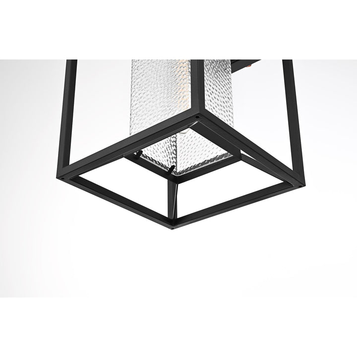 9.5 Inch Outdoor Wall Sconce In Black - View 6 - Joshua Marshal