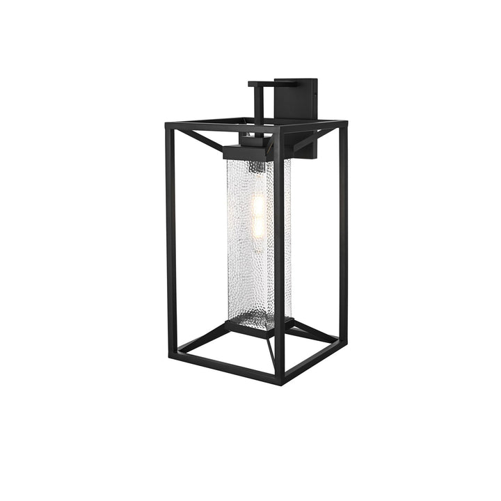 12 Inch Outdoor Wall Sconce In Black - View 4 - Joshua Marshal