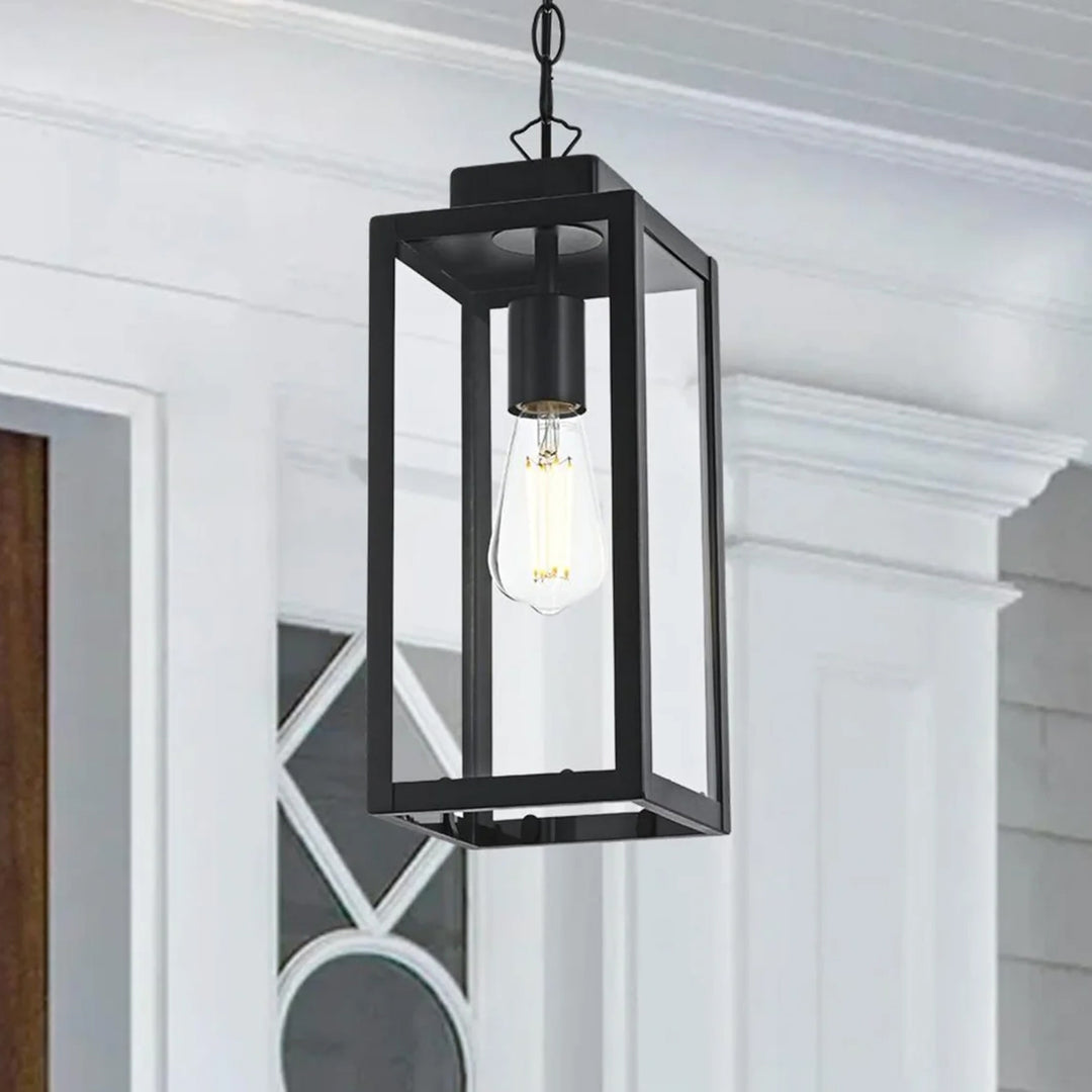 6 Inch Outdoor Pendant In Black Black Finish - LIGHTING by Joshua Marshal