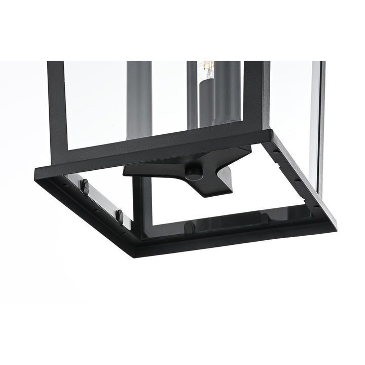 9.5 Inch Outdoor Pendant In Black - View 6 - Joshua Marshal