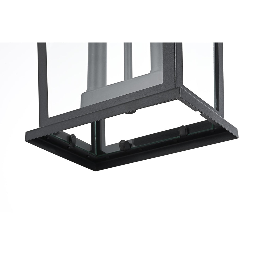8.5 Inch Outdoor Pendant In Black - View 5 - Joshua Marshal