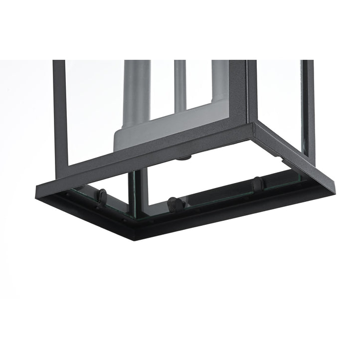 8.5 Inch Outdoor Pendant In Black - View 5 - Joshua Marshal