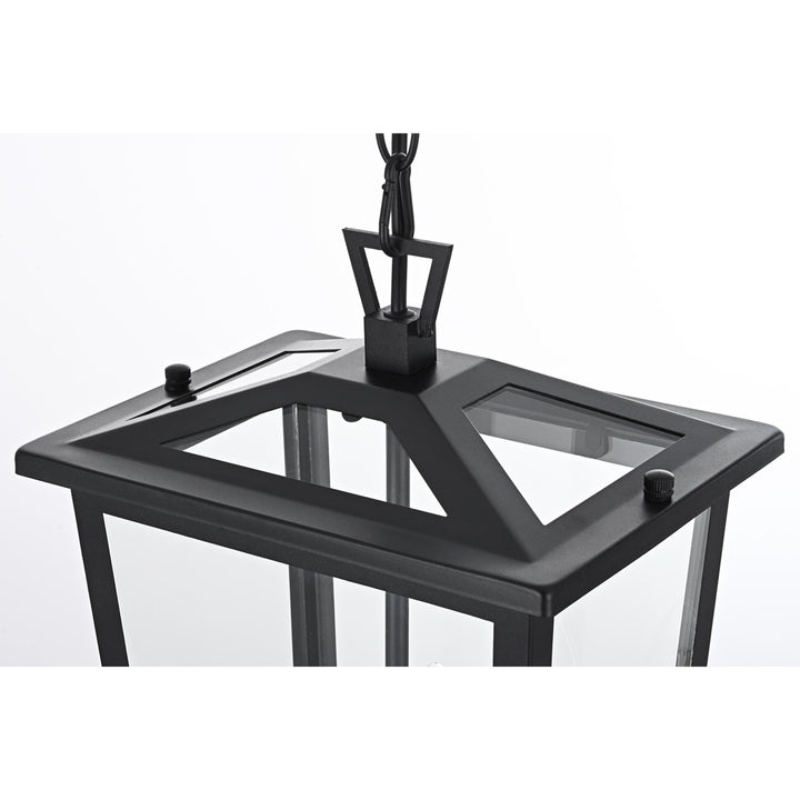 9.5 Inch Outdoor Pendant In Black - View 4 - Joshua Marshal