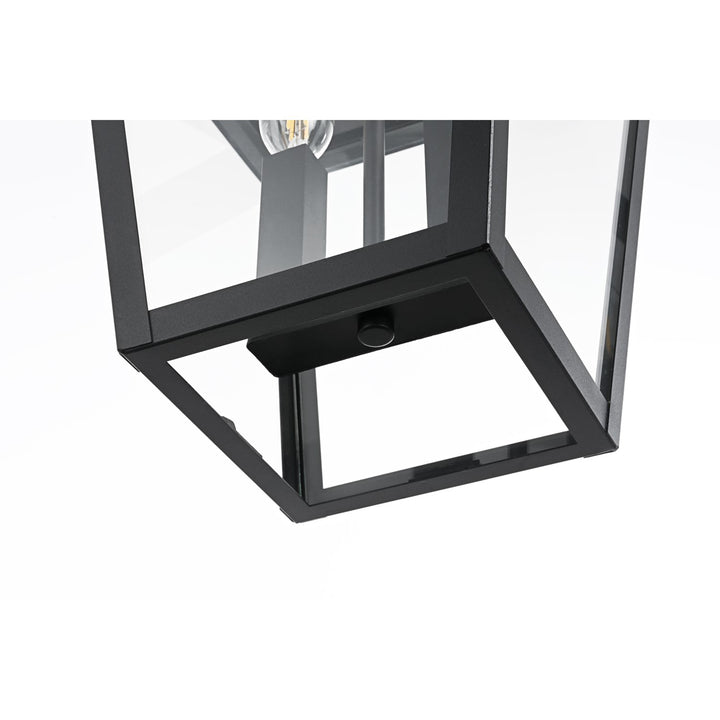 10 Inch Outdoor Pendant In Black - View 5 - Joshua Marshal