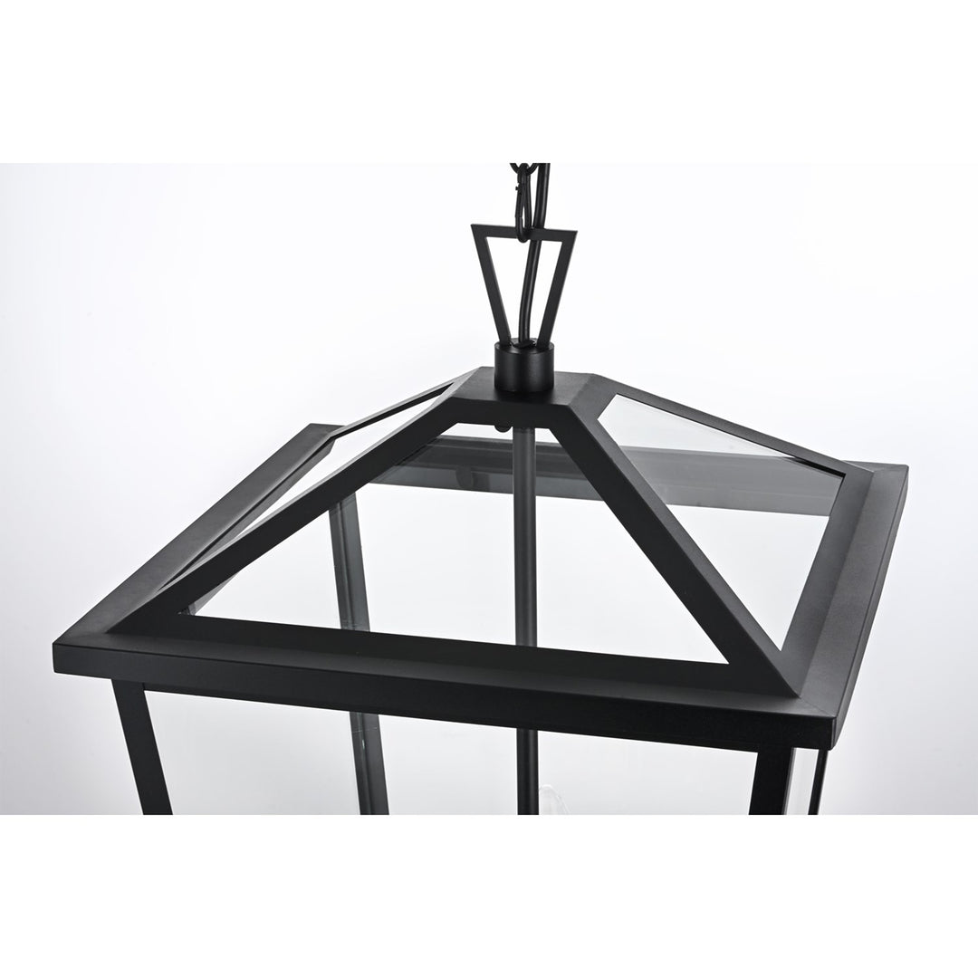 14 Inch Outdoor Pendant In Black - View 4 - Joshua Marshal