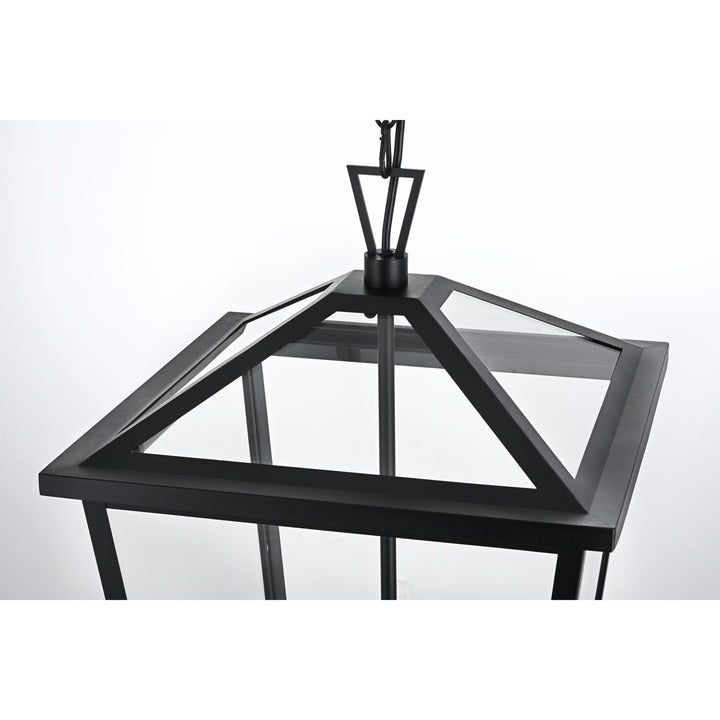 14 Inch Outdoor Pendant In Black - View 4 - Joshua Marshal