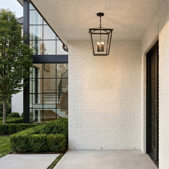 20 Inch Outdoor Pendant In Black - View 2 - Joshua Marshal