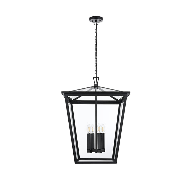 20 Inch Outdoor Pendant In Black - View 3 - Joshua Marshal