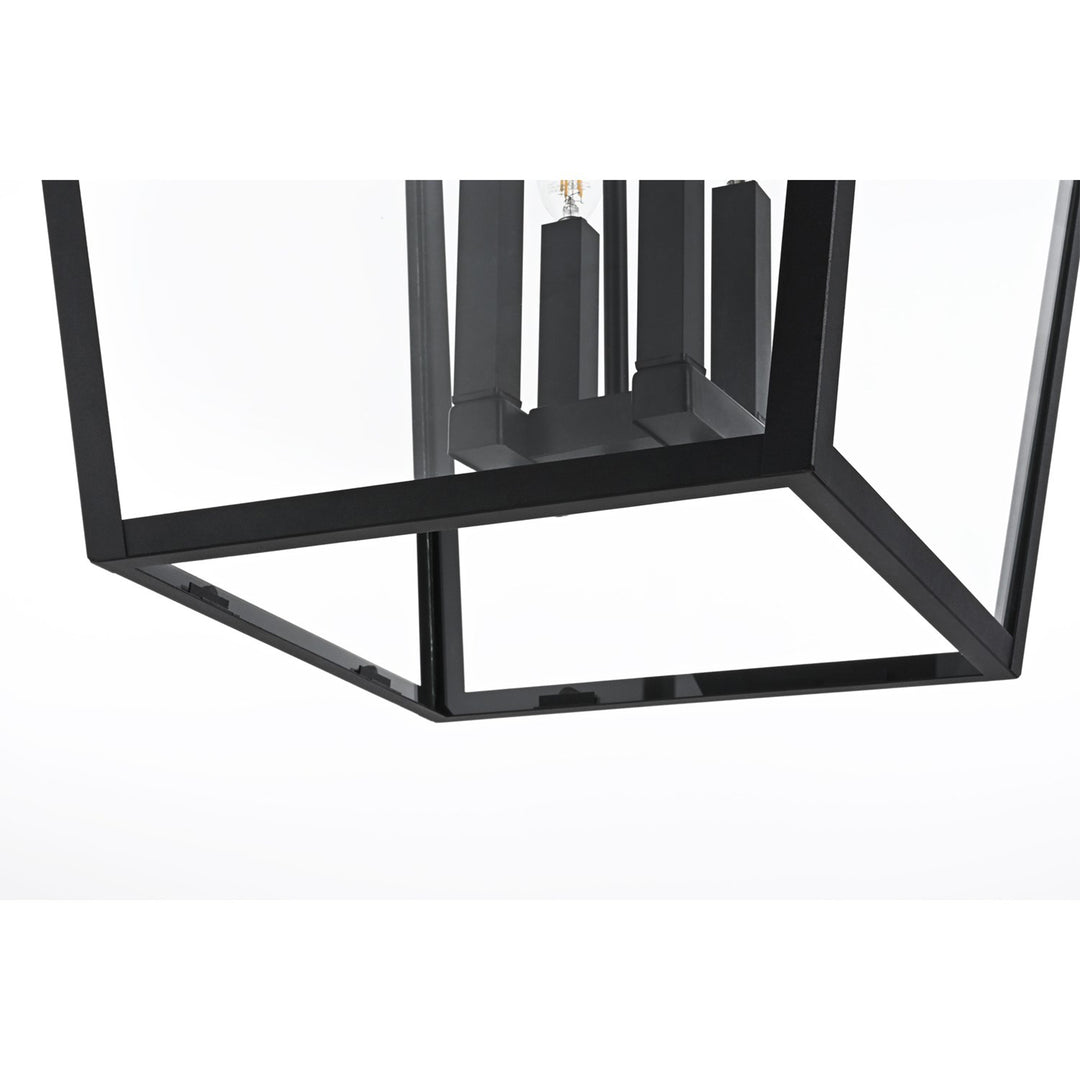 20 Inch Outdoor Pendant In Black - View 6 - Joshua Marshal
