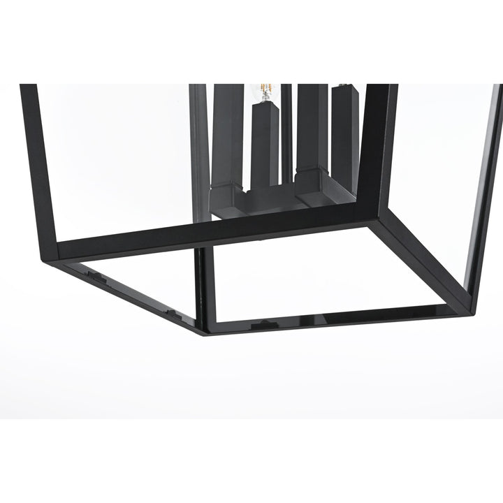 20 Inch Outdoor Pendant In Black - View 6 - Joshua Marshal