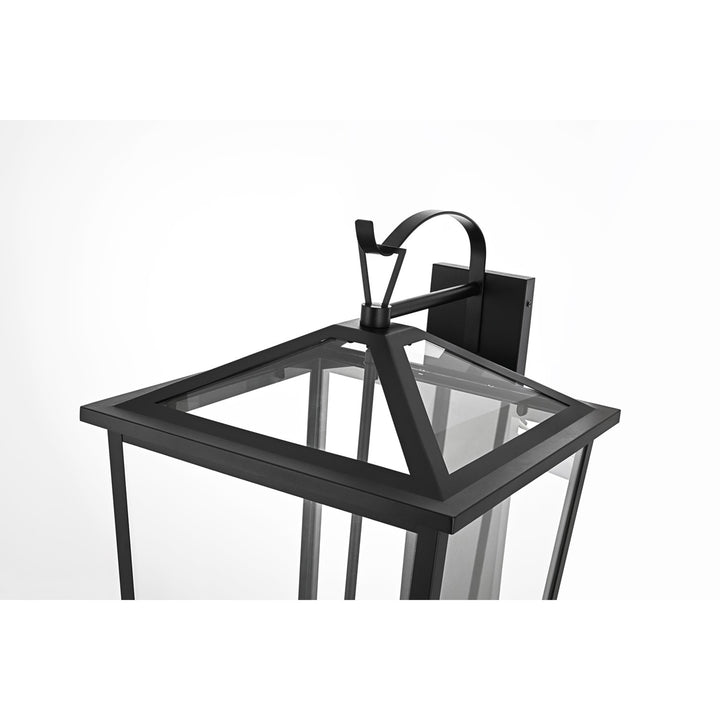 16 Inch Outdoor Wall Sconce In Black - View 6 - Joshua Marshal