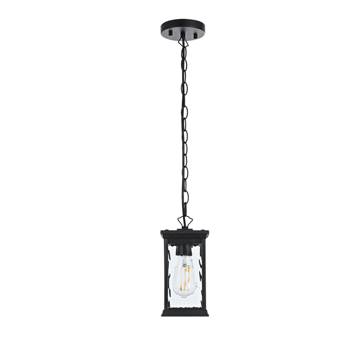 5 Inch Outdoor Pendant In Black - View 3 - Joshua Marshal