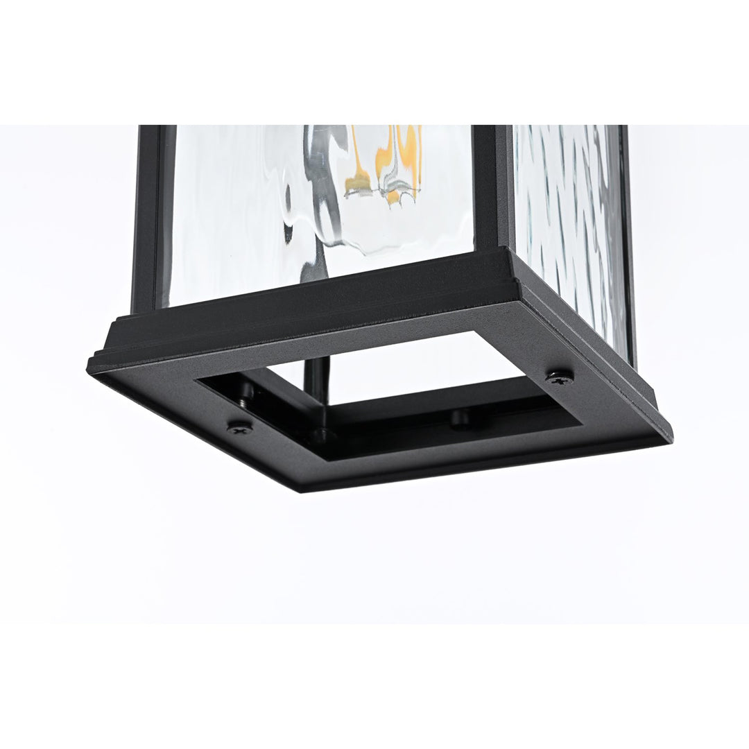 5 Inch Outdoor Pendant In Black - View 5 - Joshua Marshal
