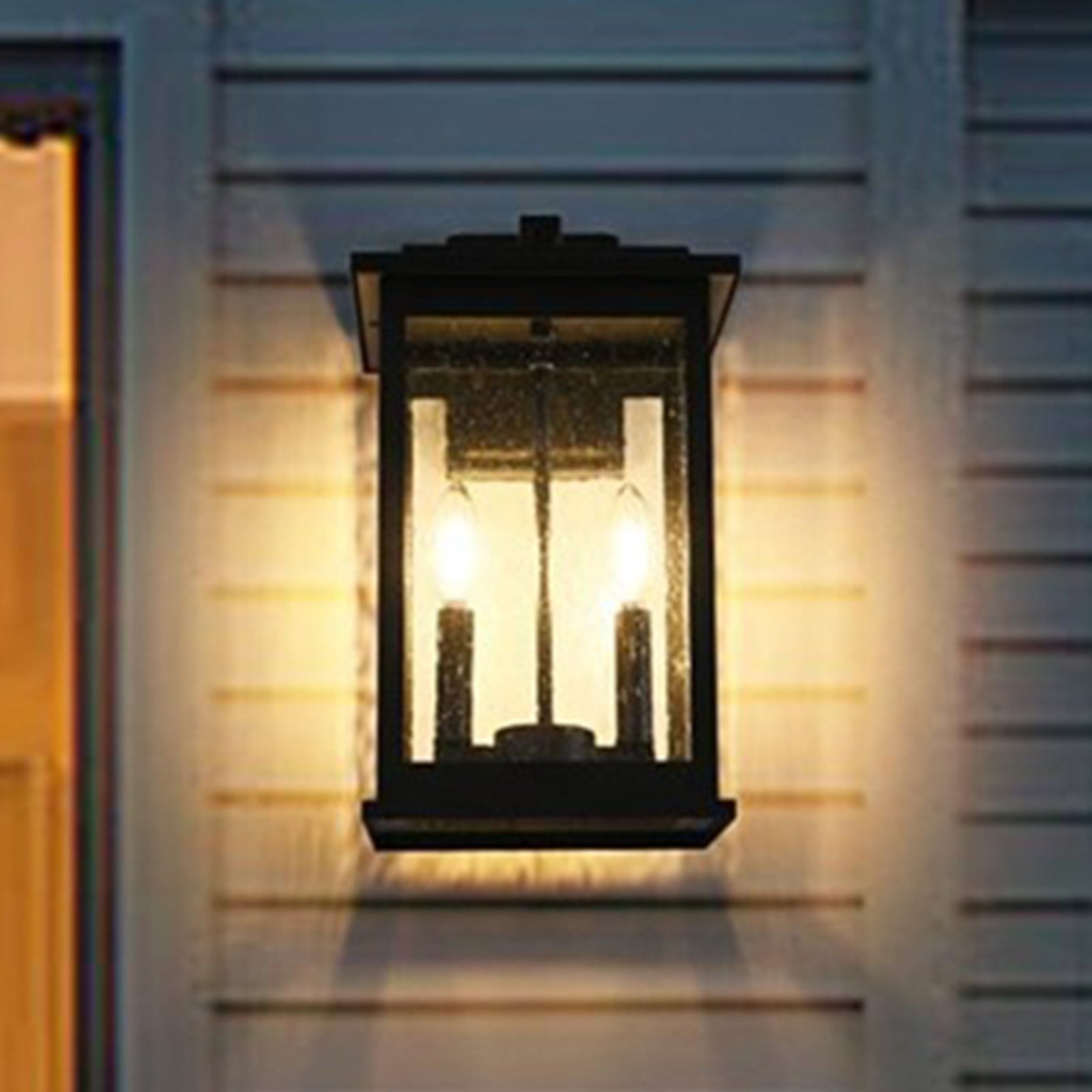 8.5 Inch Outdoor Wall Sconce In Black Black Finish - LIGHTING by Joshua Marshal