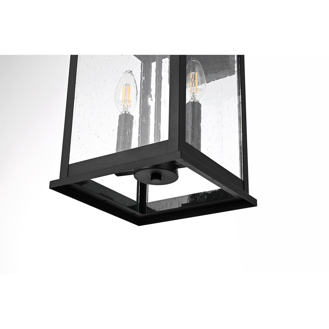 8.5 Inch Outdoor Wall Sconce In Black - View 5 - Joshua Marshal
