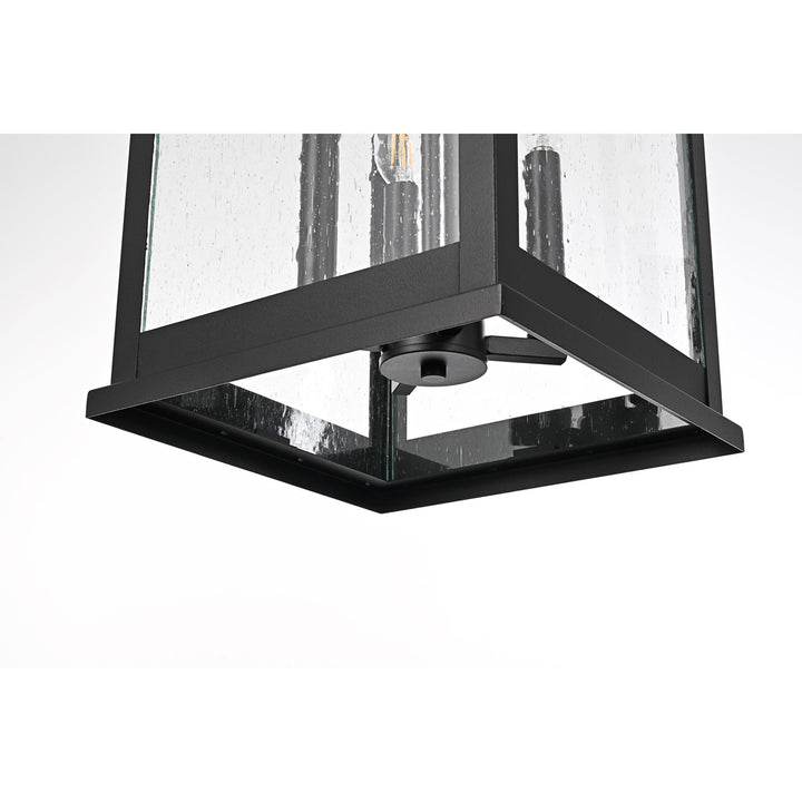 11 Inch Outdoor Wall Sconce In Black - View 5 - Joshua Marshal
