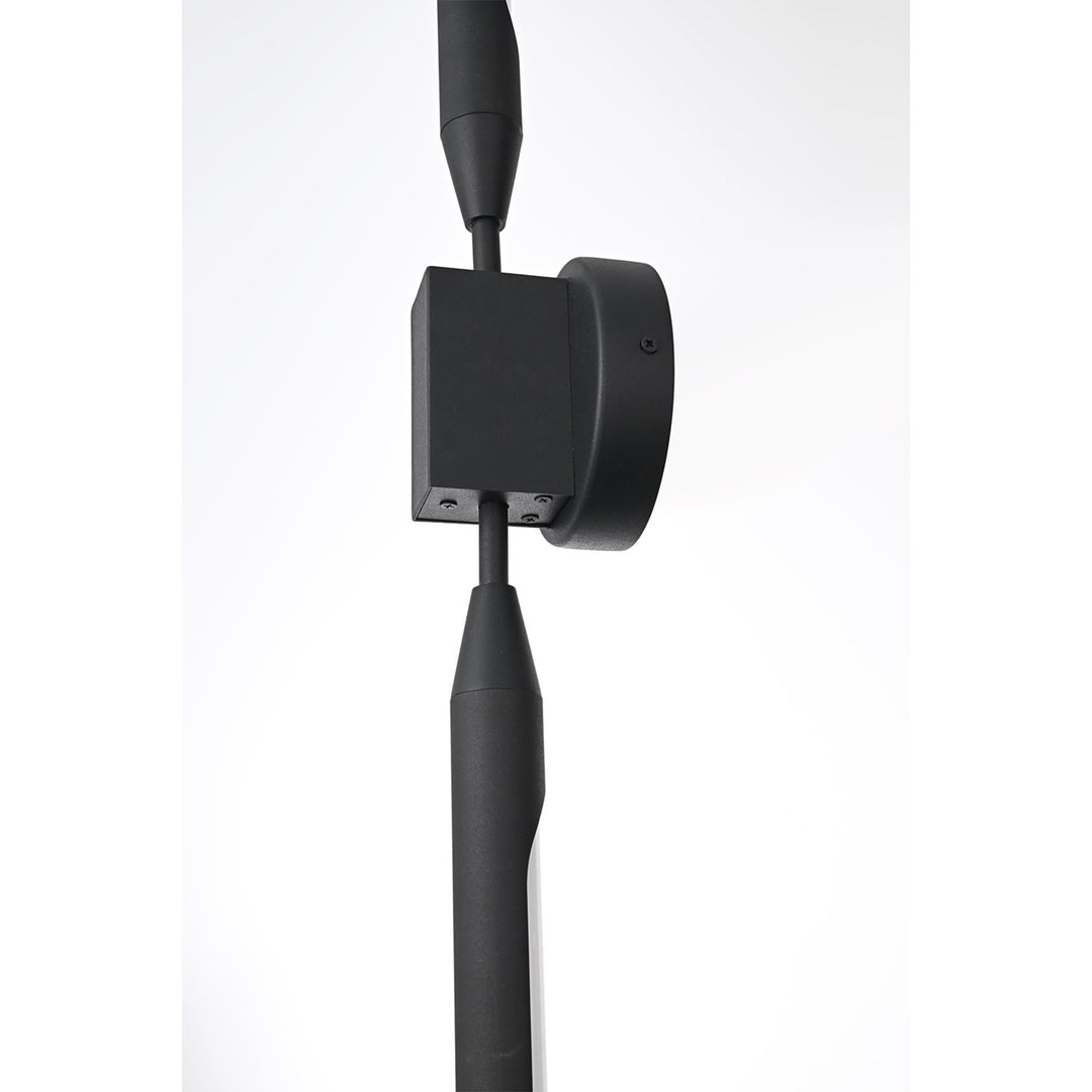 5 Inch Outdoor Wall Sconce In Black - View 5 - Joshua Marshal