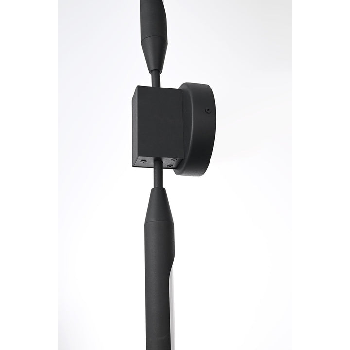5 Inch Outdoor Wall Sconce In Black - View 5 - Joshua Marshal