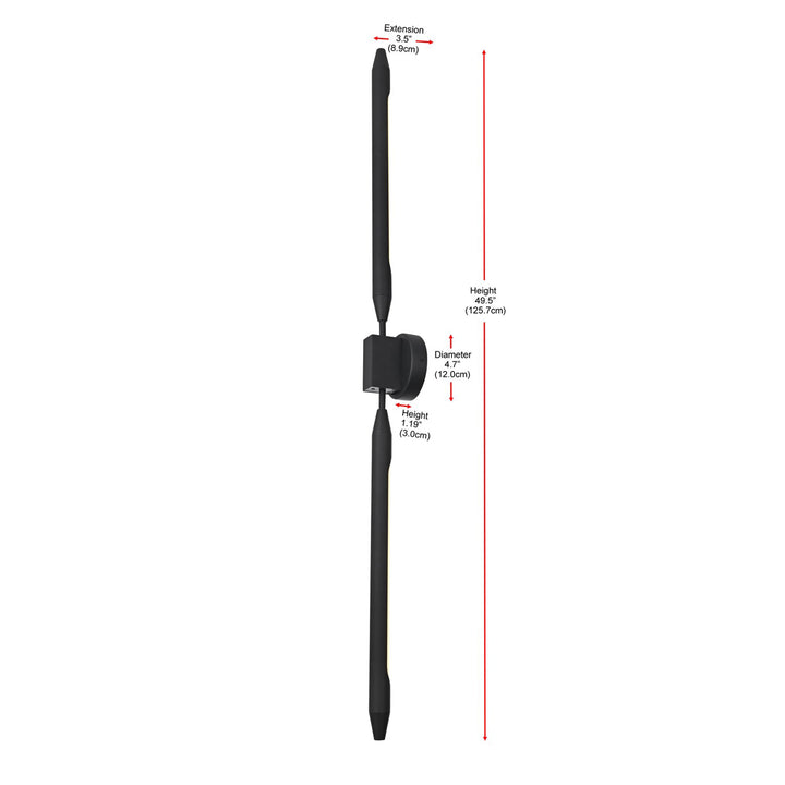 5 Inch Outdoor Wall Sconce In Black - View 6 - Joshua Marshal