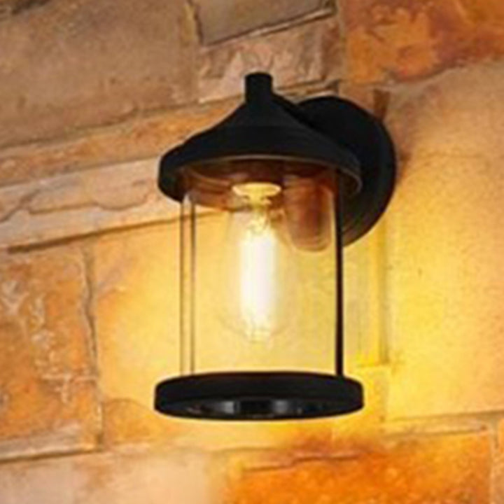 6 Inch Outdoor Wall Sconce In Black Black Finish - LIGHTING by Joshua Marshal