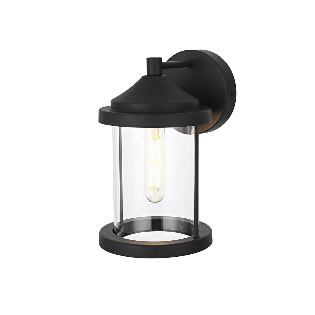 6 Inch Outdoor Wall Sconce In Black - View 4 - Joshua Marshal