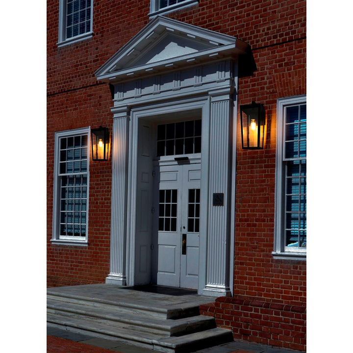 8 Inch Outdoor Wall Sconce In Black - View 2 - Joshua Marshal