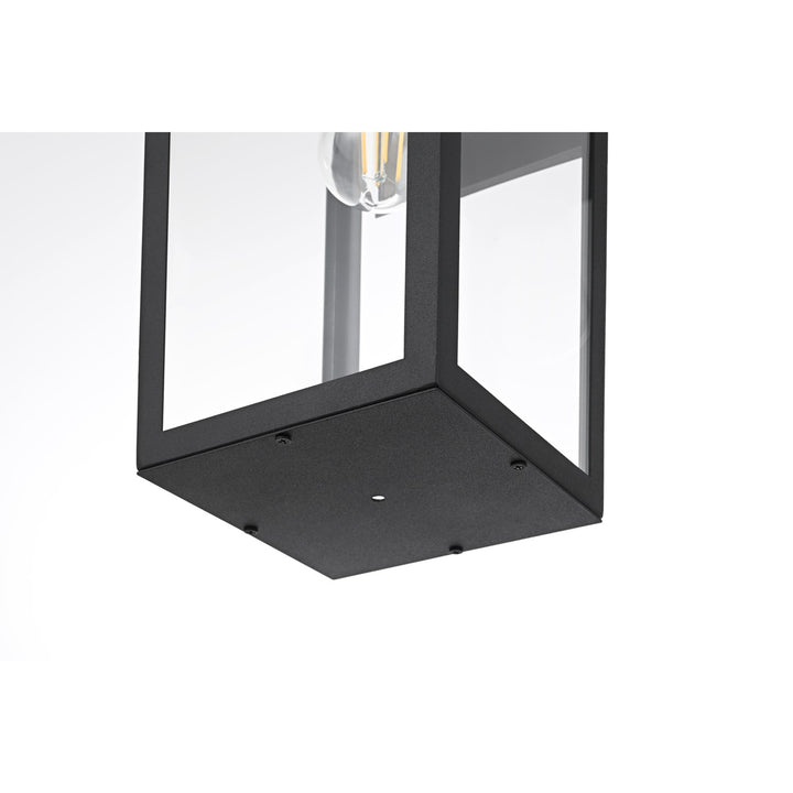 8 Inch Outdoor Wall Sconce In Black - View 5 - Joshua Marshal