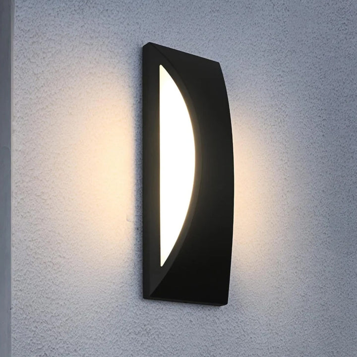 5 Inch Outdoor Wall Sconce In Black Black Finish - LIGHTING by Joshua Marshal