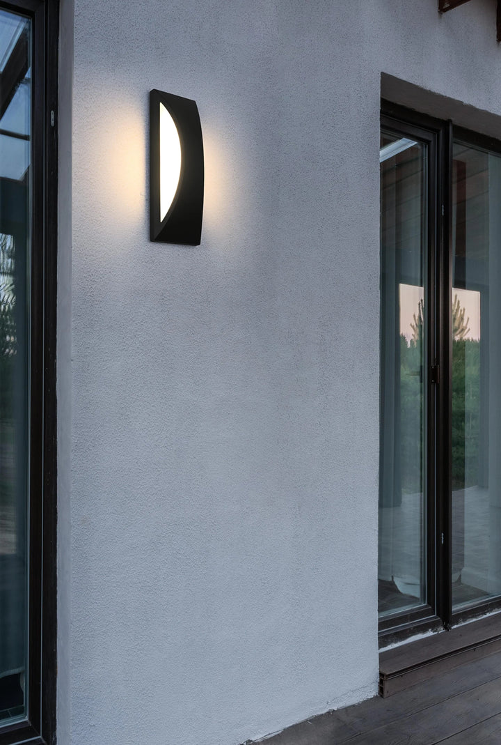 5 Inch Outdoor Wall Sconce In Black - View 2 - Joshua Marshal