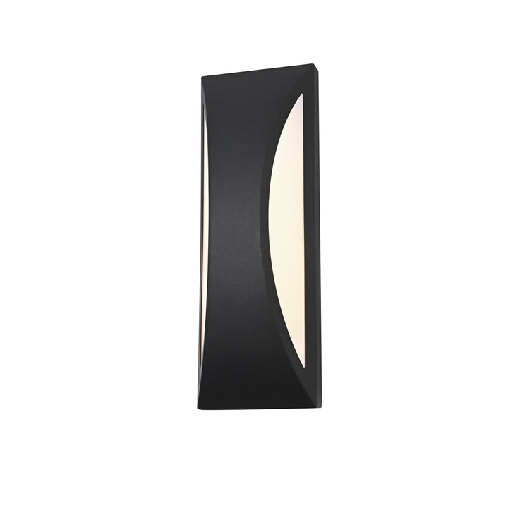 5 Inch Outdoor Wall Sconce In Black - View 4 - Joshua Marshal