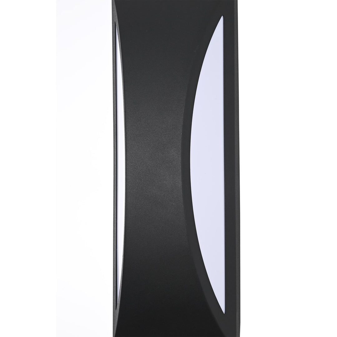 5 Inch Outdoor Wall Sconce In Black - View 5 - Joshua Marshal