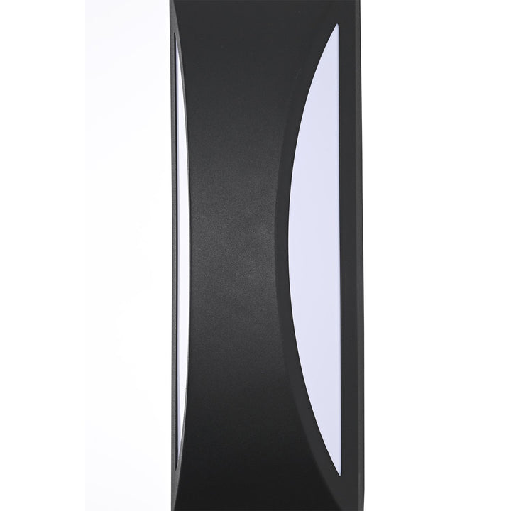 5 Inch Outdoor Wall Sconce In Black - View 5 - Joshua Marshal