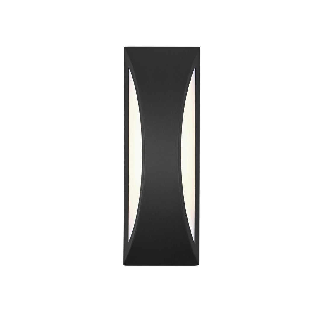 5 Inch Outdoor Wall Sconce In Black - View 3 - Joshua Marshal