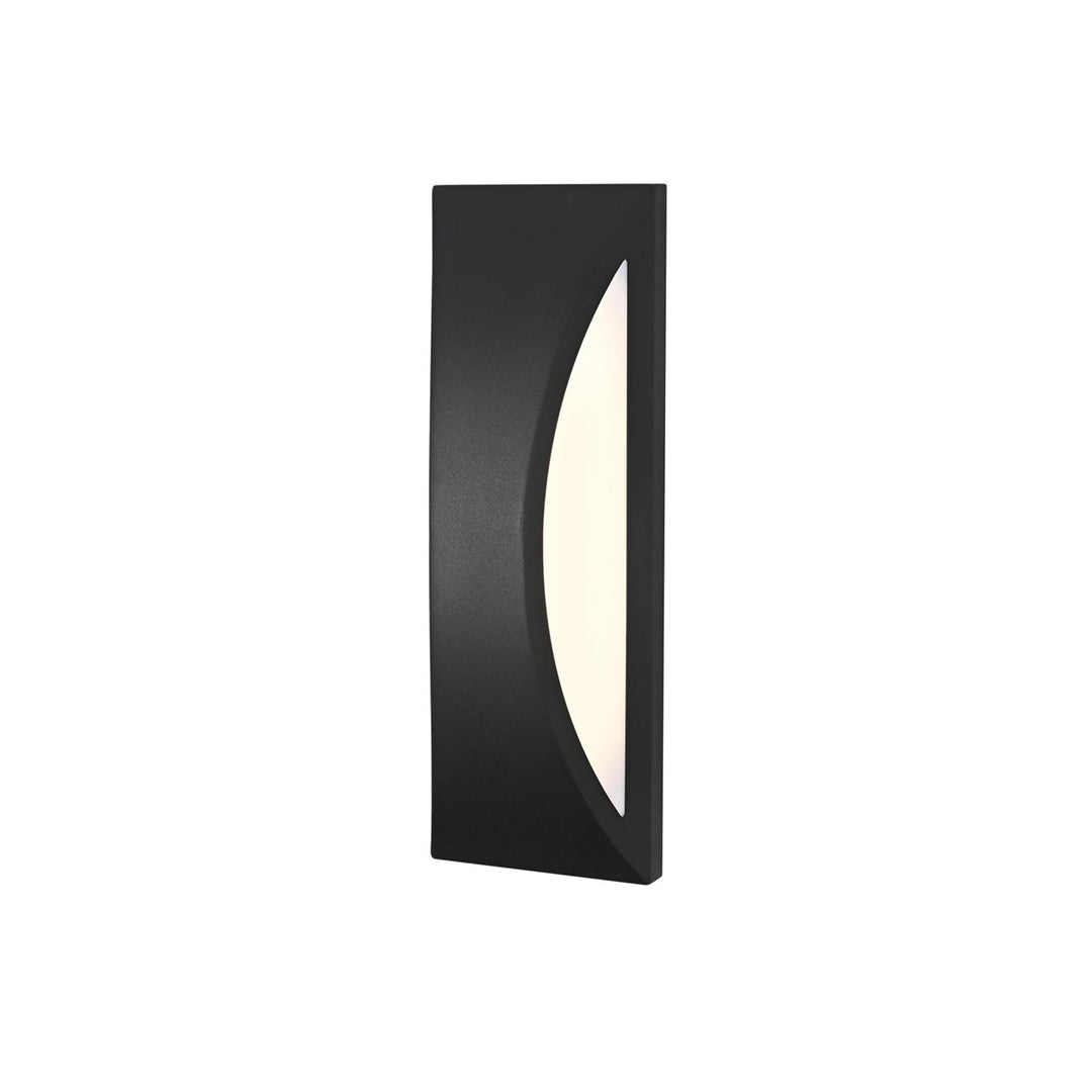 5 Inch Outdoor Wall Sconce In Black - View 5 - Joshua Marshal