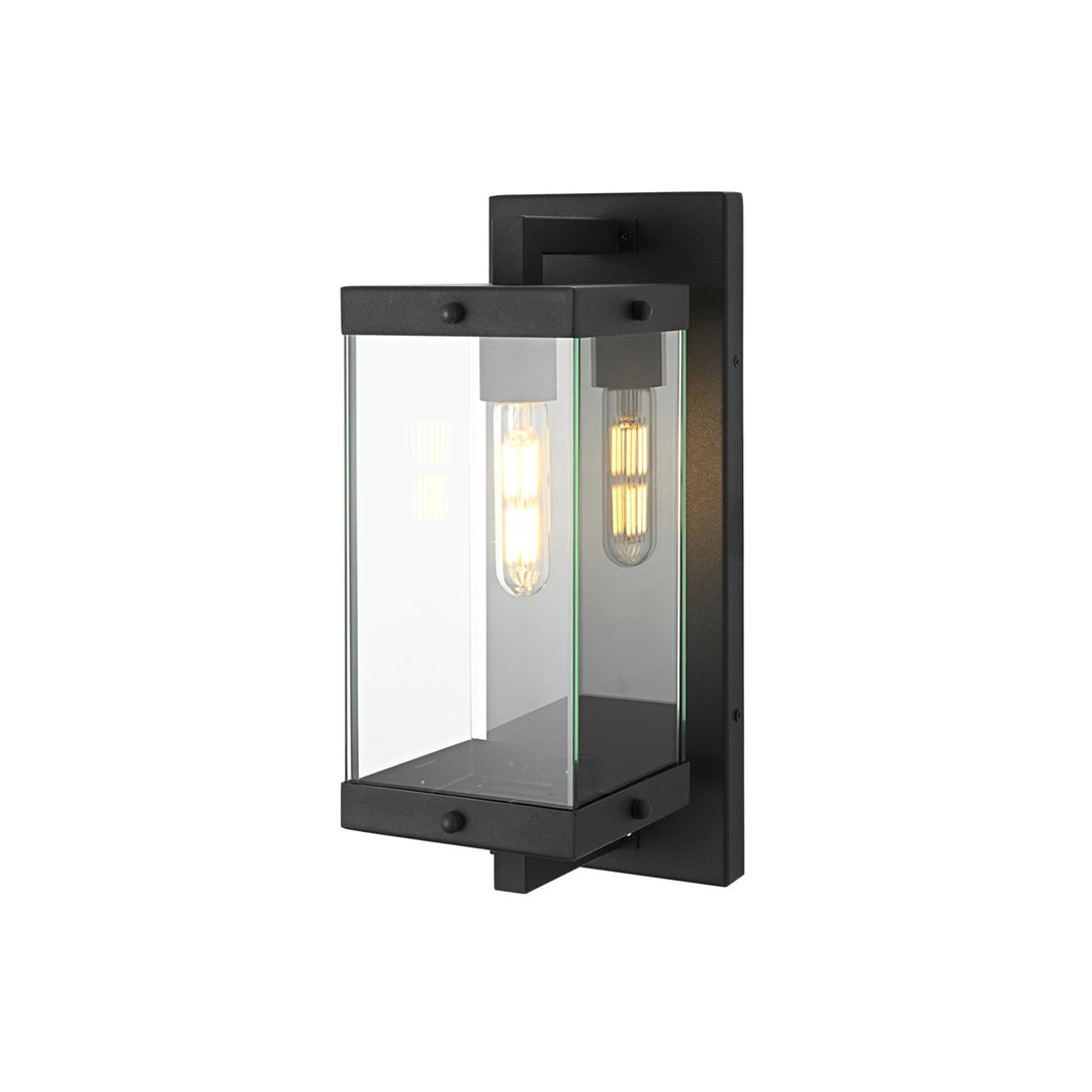 6 Inch Outdoor Wall Sconce In Black - View 4 - Joshua Marshal