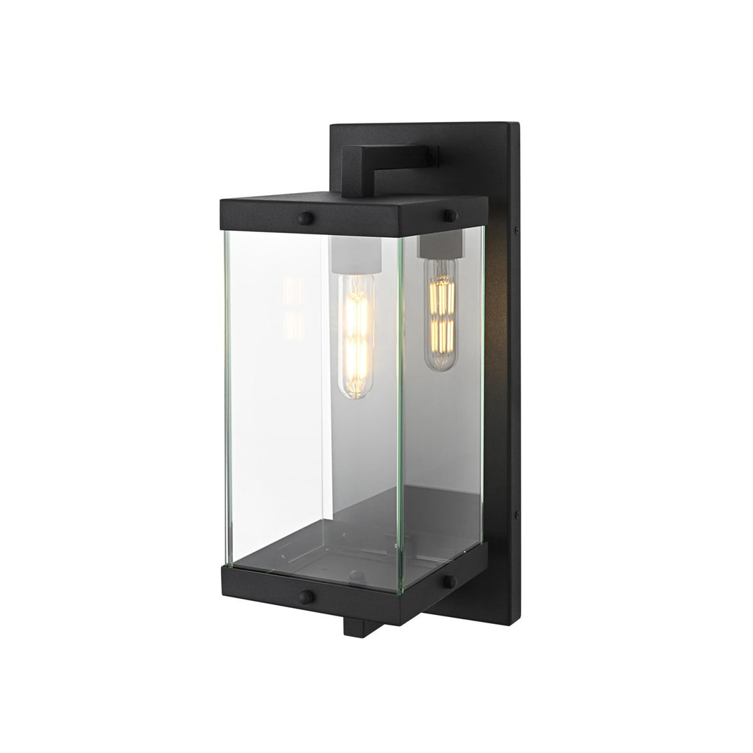 7 Inch Outdoor Wall Sconce In Black - View 4 - Joshua Marshal