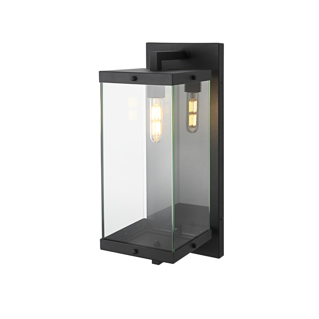 8 Inch Outdoor Wall Sconce In Black - View 3 - Joshua Marshal