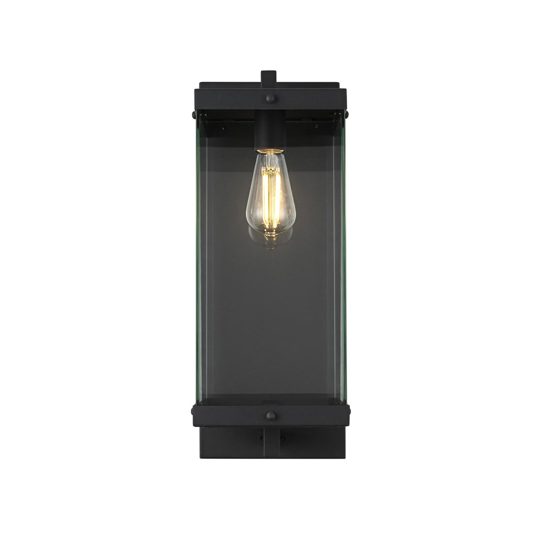 8 Inch Outdoor Wall Sconce In Black - View 4 - Joshua Marshal