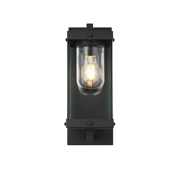 6 Inch Outdoor Wall Sconce In Black - View 3 - Joshua Marshal