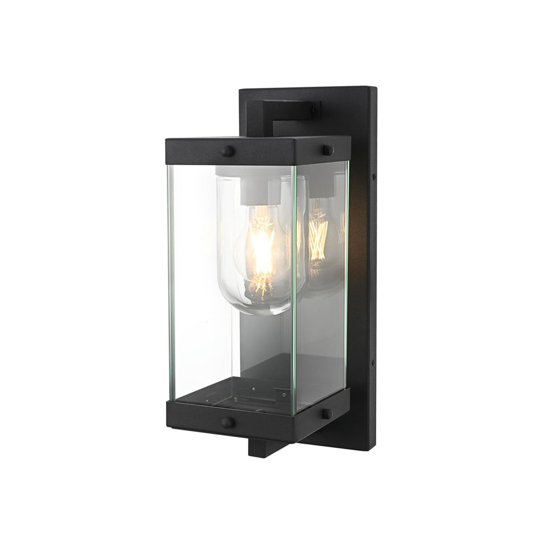 6 Inch Outdoor Wall Sconce In Black - View 4 - Joshua Marshal