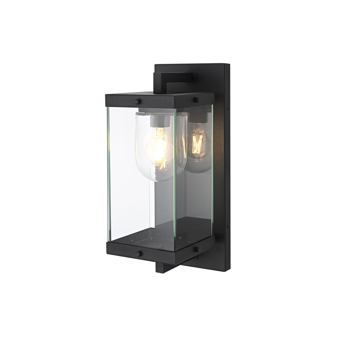 7 Inch Outdoor Wall Sconce In Black - View 4 - Joshua Marshal