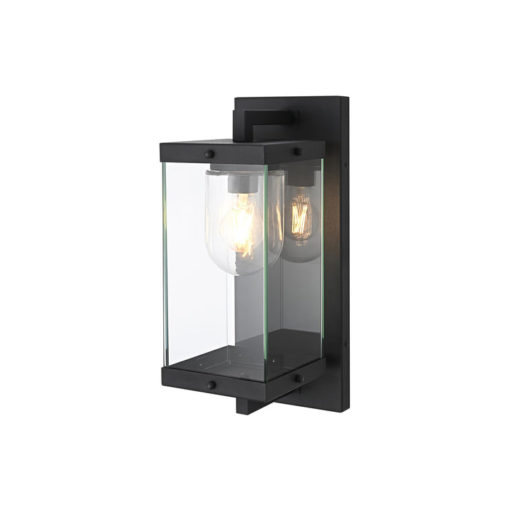 7 Inch Outdoor Wall Sconce In Black - View 4 - Joshua Marshal