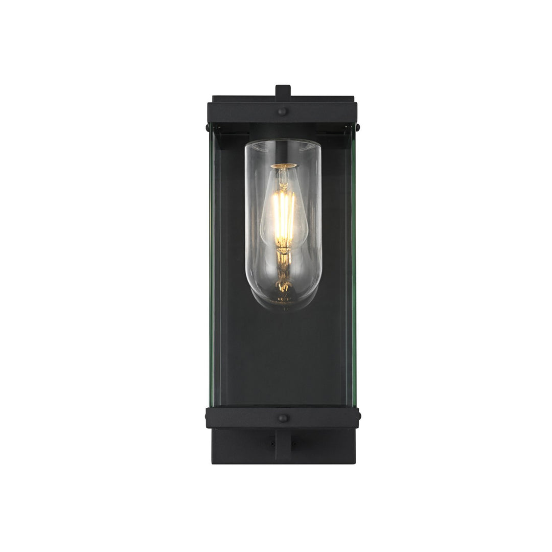 8 Inch Outdoor Wall Sconce In Black - View 3 - Joshua Marshal