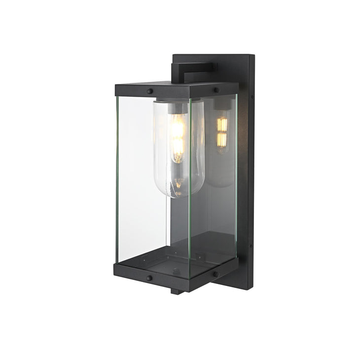 8 Inch Outdoor Wall Sconce In Black - View 4 - Joshua Marshal