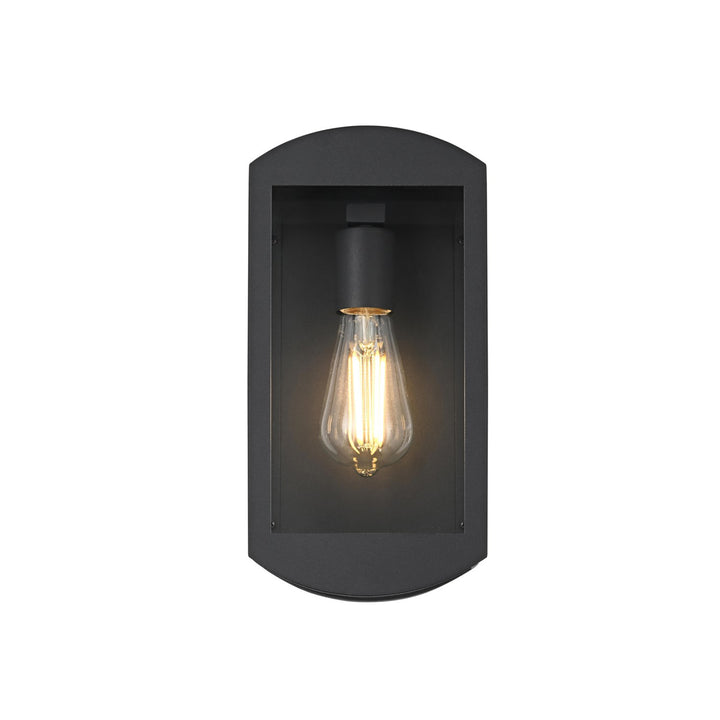 6 Inch Outdoor Wall Sconce In Black - View 3 - Joshua Marshal