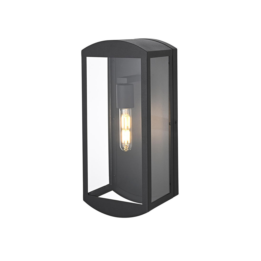 7 Inch Outdoor Wall Sconce In Black - View 3 - Joshua Marshal